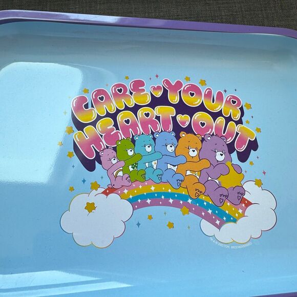 Silver Buffalo Care Bears Care Your Heart Out 11" x 7" Tin Tray - Picture 2 of 3